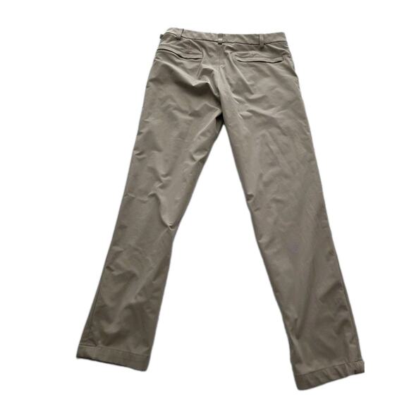 Lululemon Pants Mens 31 Tan Brown Commission Pant Warpstream Casual Athleisure - Picture 10 of 11